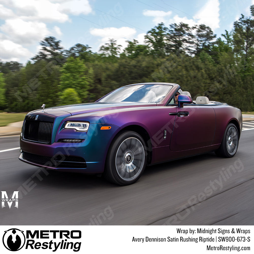 Avery Dennison SW900 Satin Rushing Riptide Vinyl Wrap | SW900-673-S