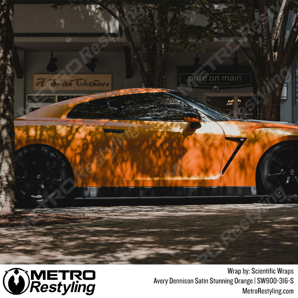 Satin Stunning Orange Nissan R