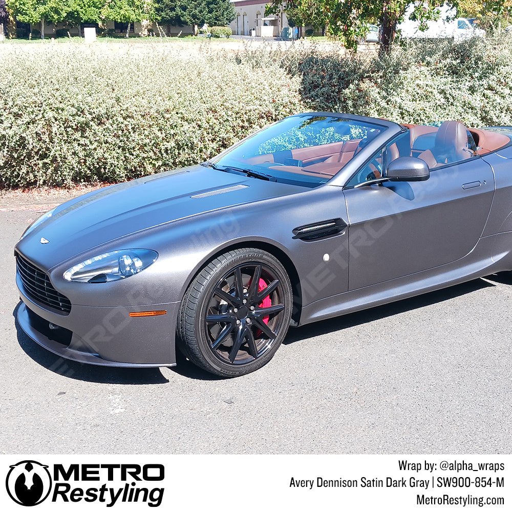 Dark Gray Aston Martin Wrap