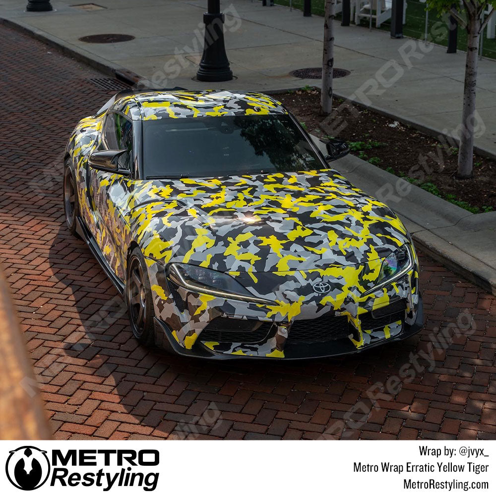 Toyota Camo Yellow Wrap