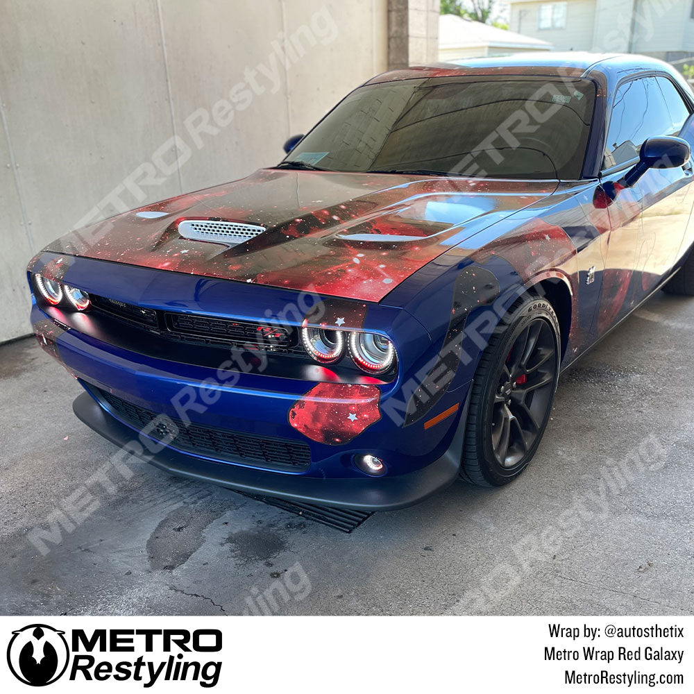 Metro Wrap Red Galaxy