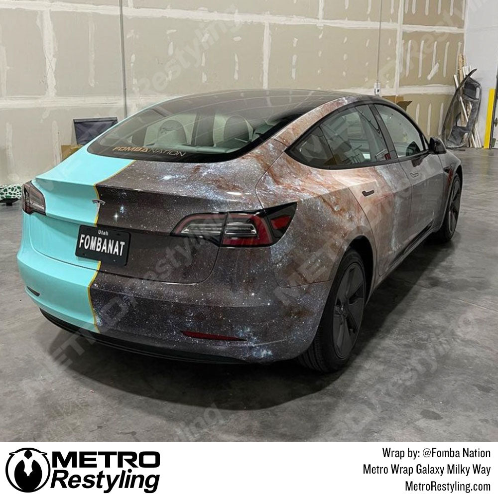Tesla Milky Way Galaxy Wrap