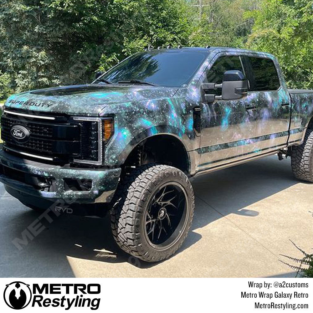 Galaxy Truck Wrap