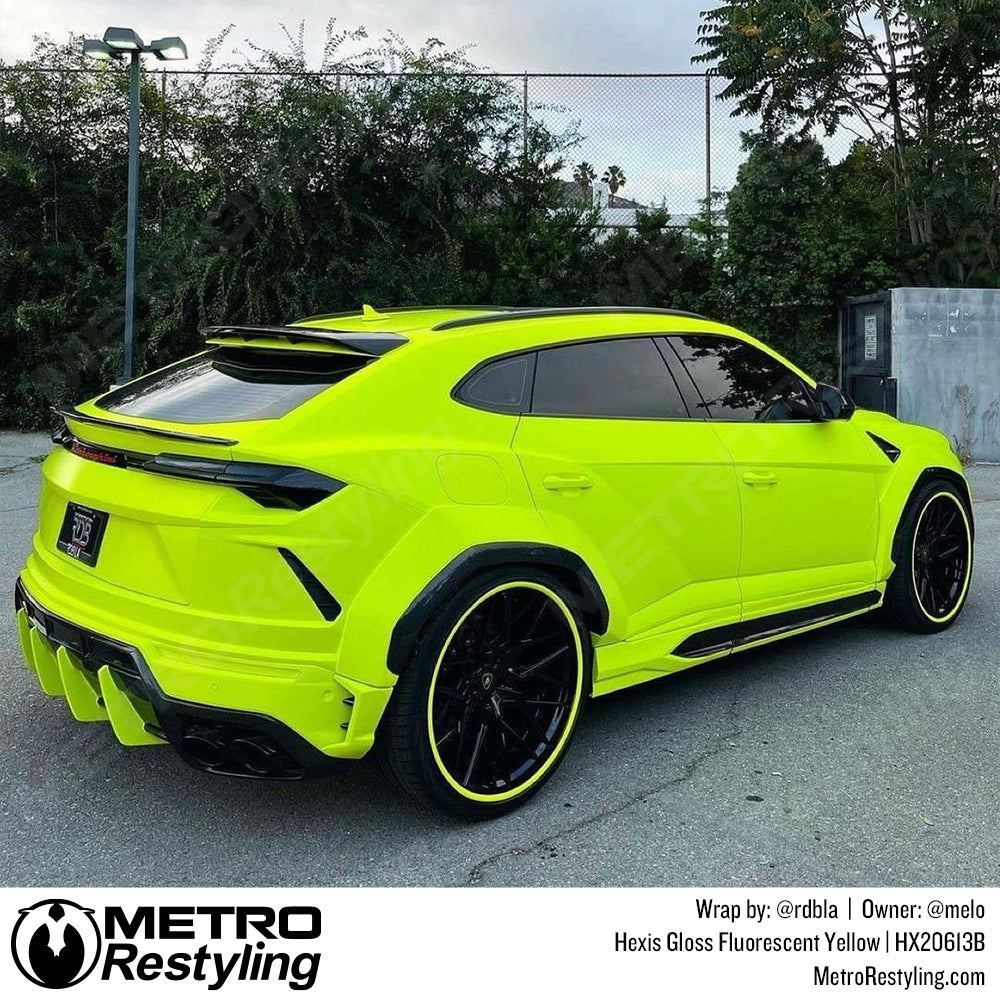 Lambo Yellow Wrap