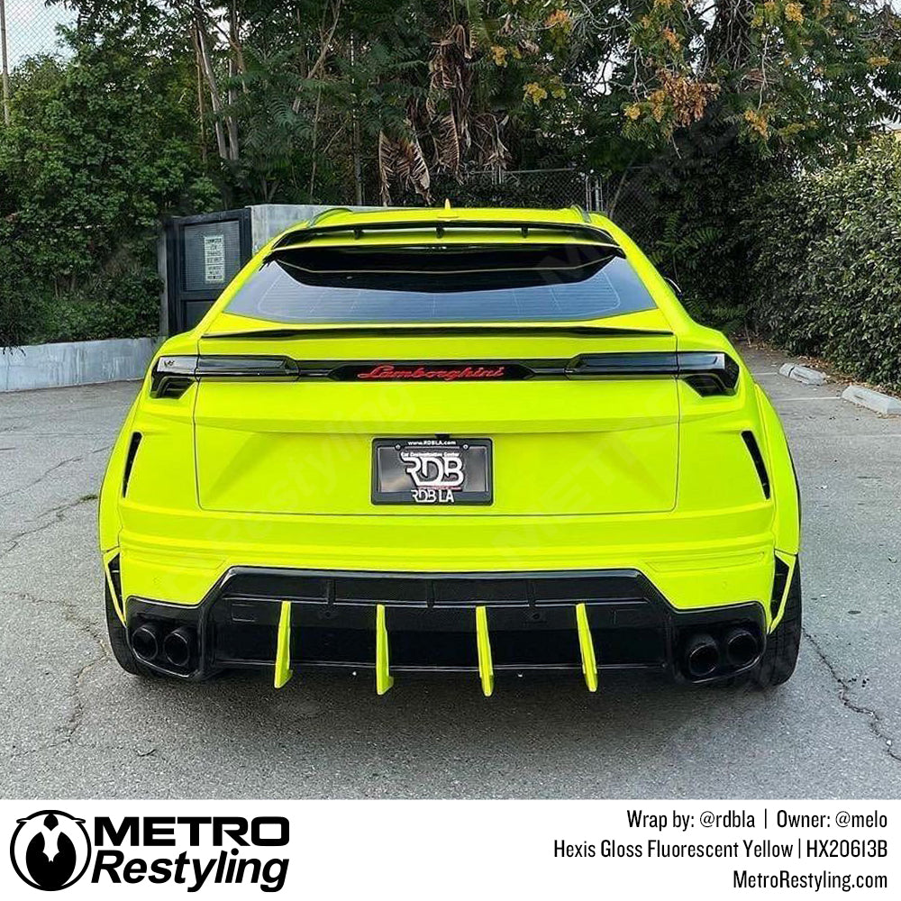 Bright Yellow Vinyl Wrap