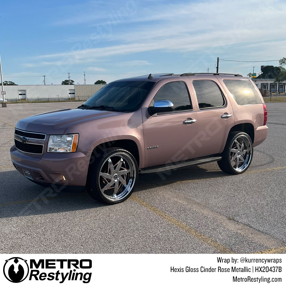 Rose Gold Chevy Wrap
