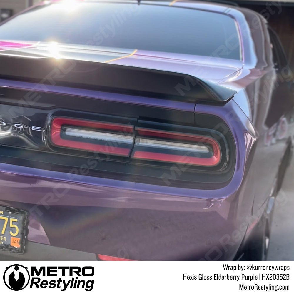 Elderberry Purple Dodge Challenger Wrap