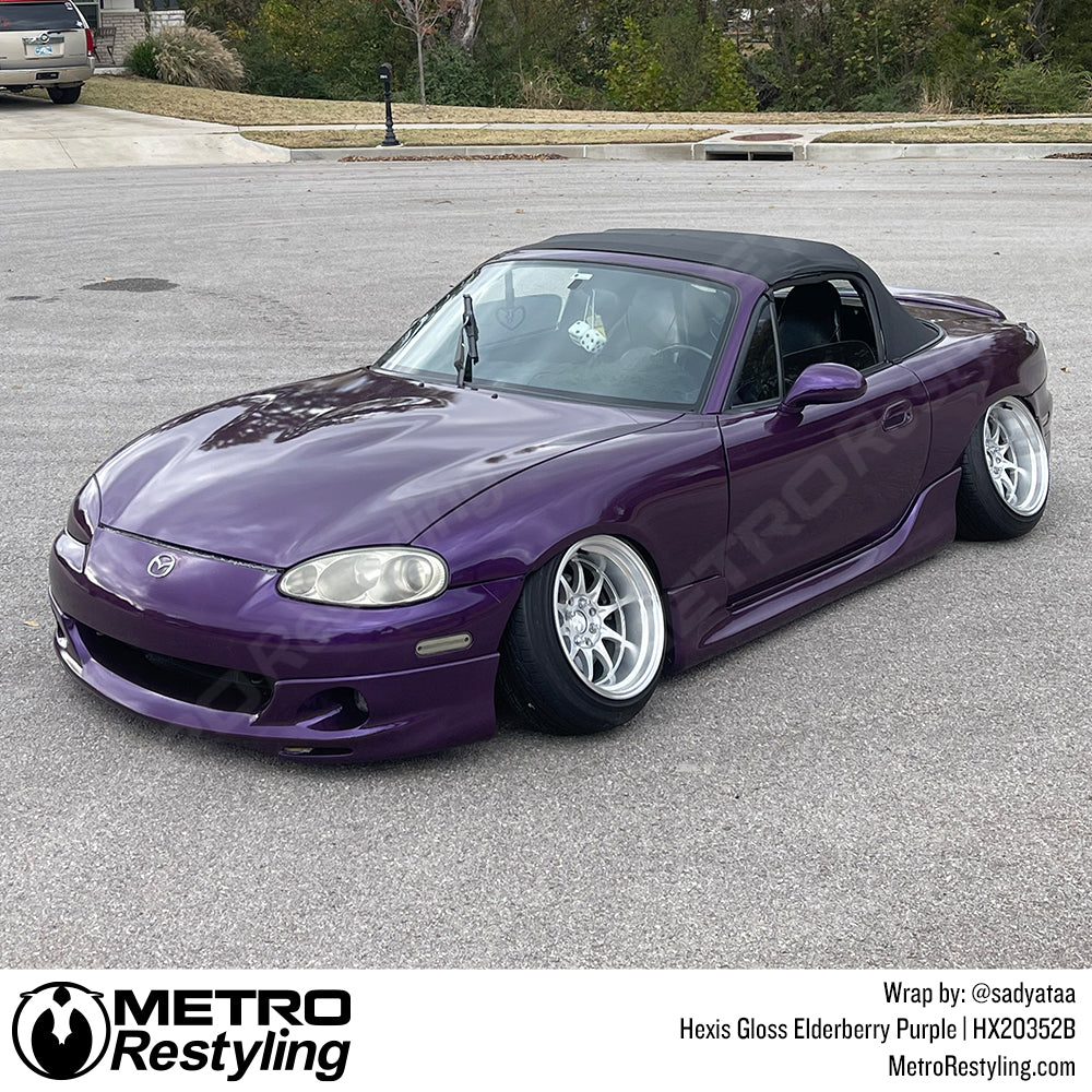 Glossy Purple Elderberry Mazda Vinyl