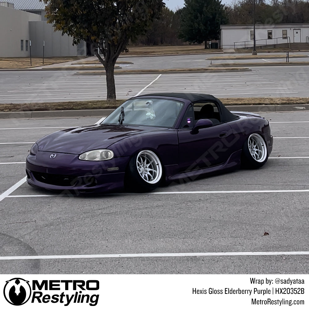 Gloss Purple Mazda Wrap