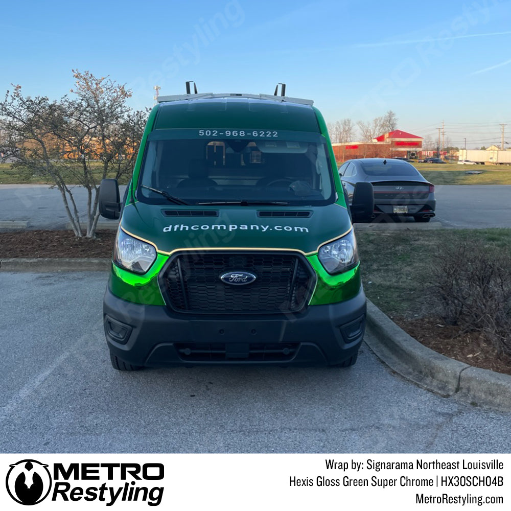 ford transit chrome wrap