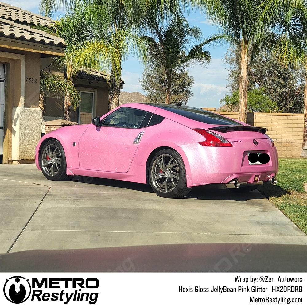 Nissan Pink Car Wrap