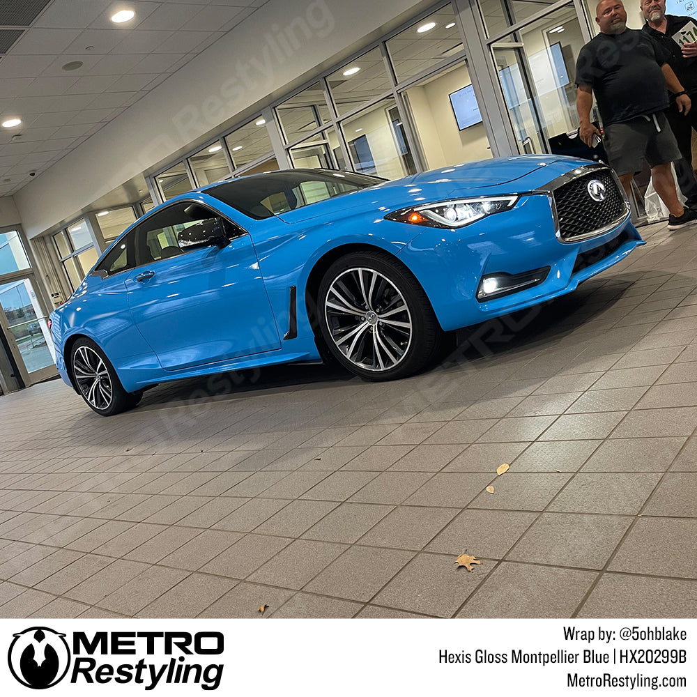 Gloss Blue Infiniti Wrap