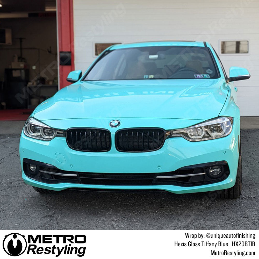 Gloss Tiffany Blue Car Wrap