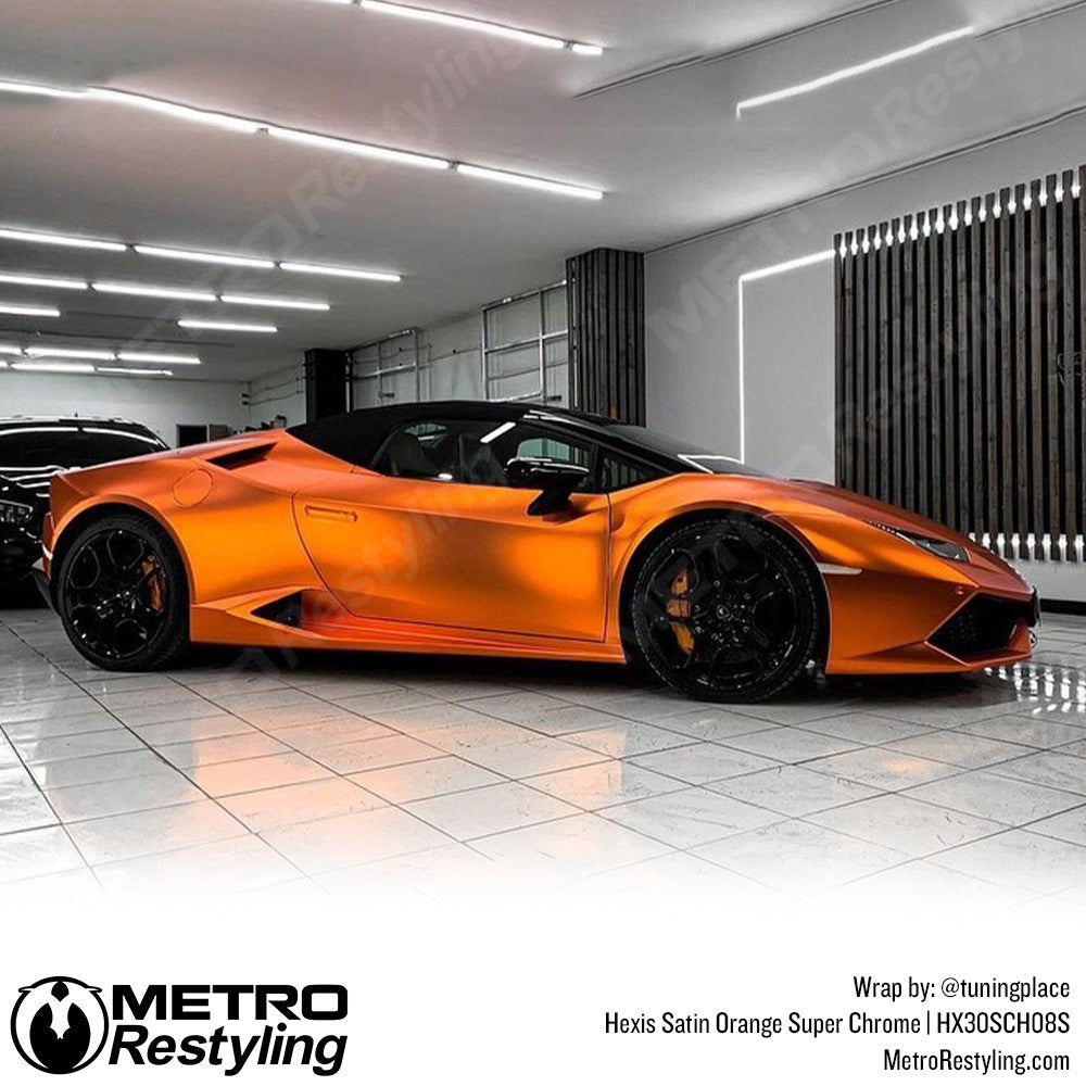 Orange Super Chrome Lambo Vinyl