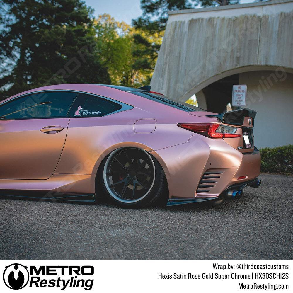 Satin Rose Gold Vinyl Wrap