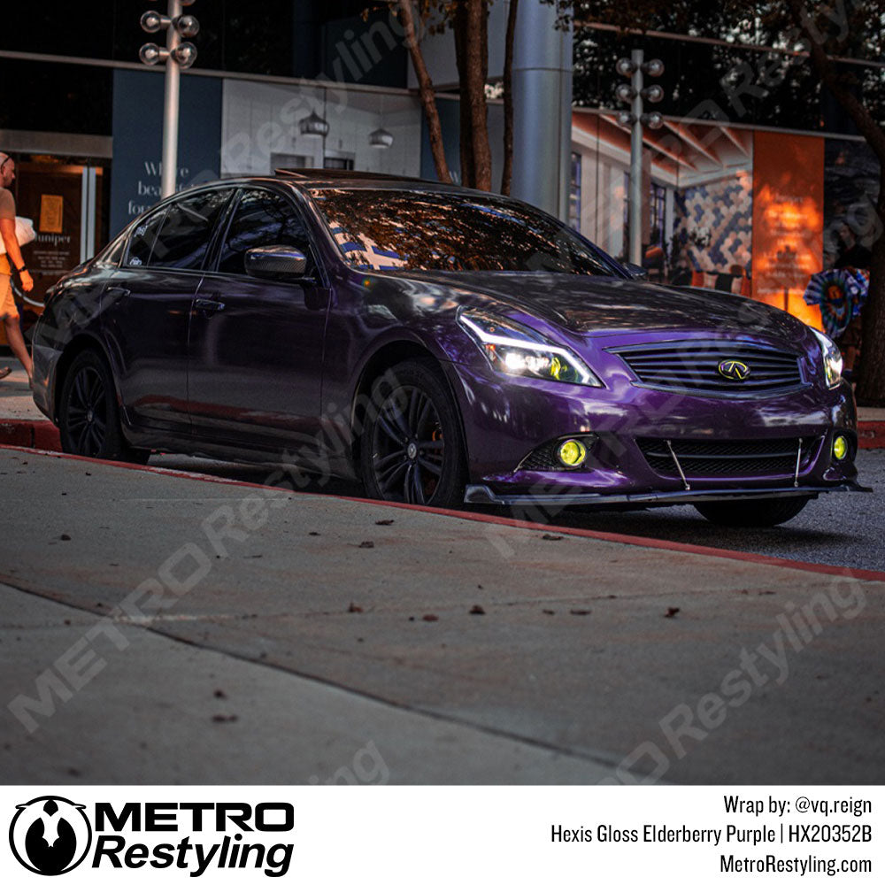 Gloss Elderberry Purple Vinyl Wrap