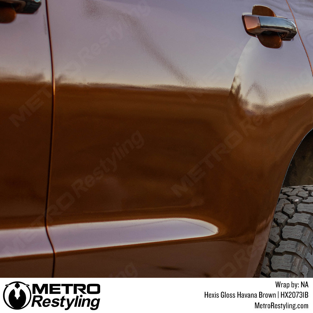 Havana Brown Car Wrap