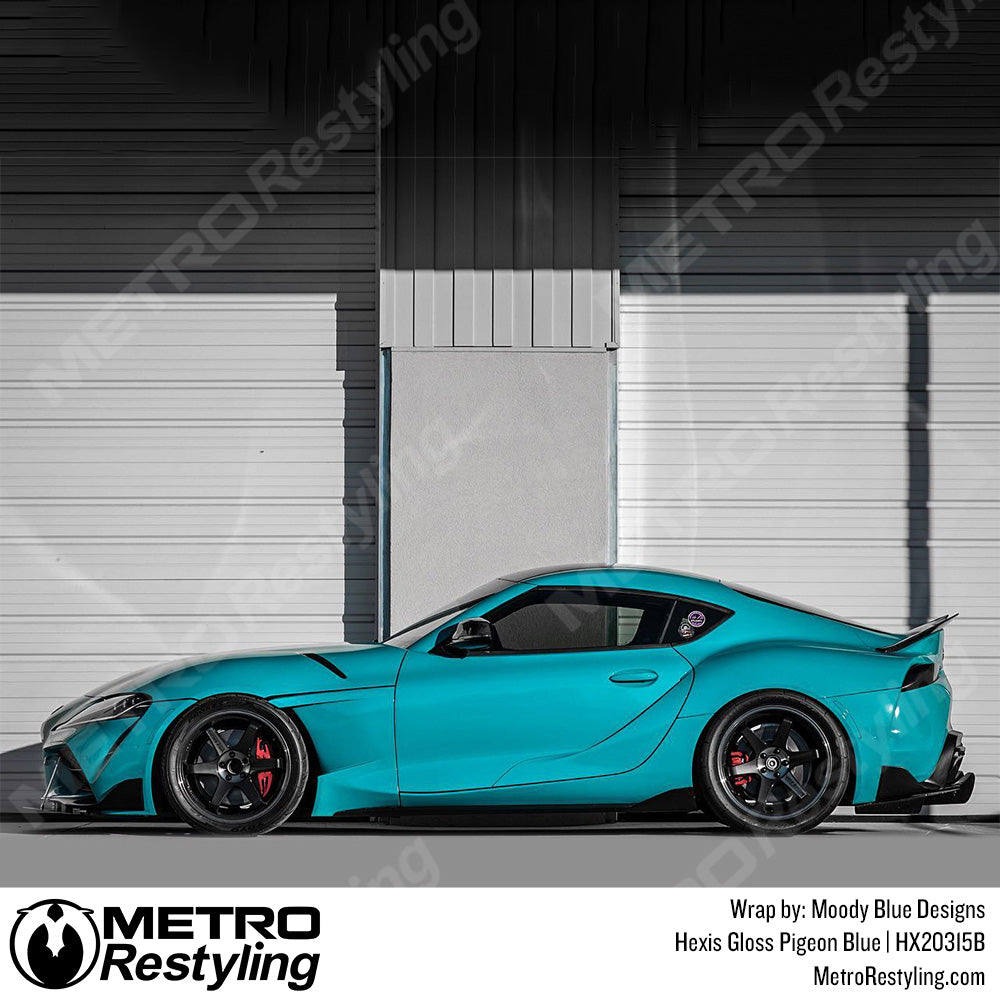 Gloss Pigeon Blue Vinyl Wrap