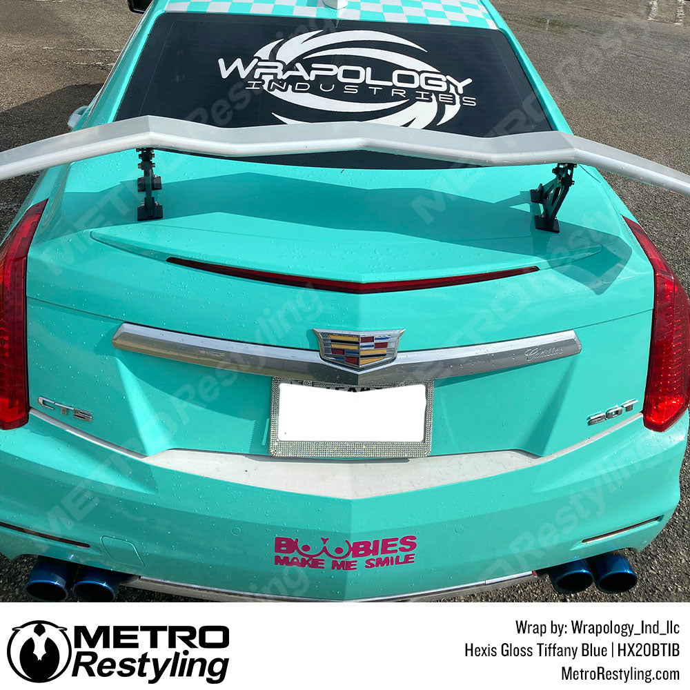 Gloss Tiffany Blue Car Wrap