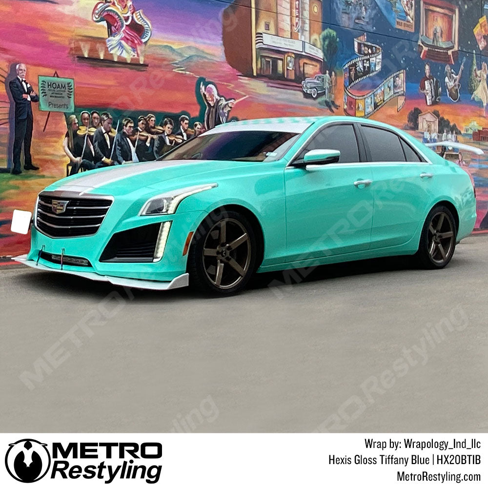 Gloss Tiffany Blue Car Wrap