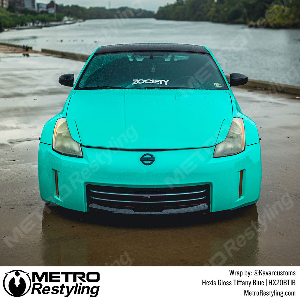 Gloss Tiffany Blue Car Wrap