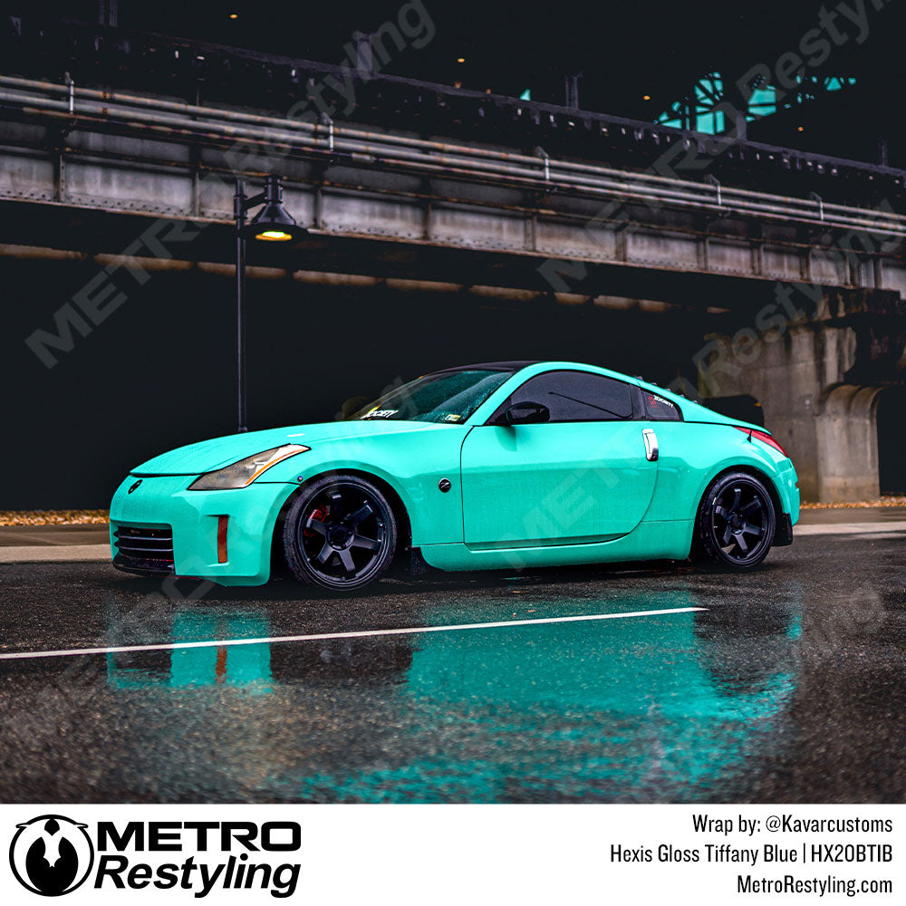 Gloss Tiffany Blue Car Wrap