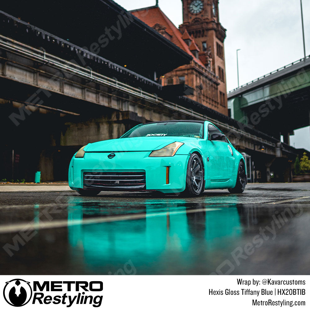 Gloss Tiffany Blue Car Wrap