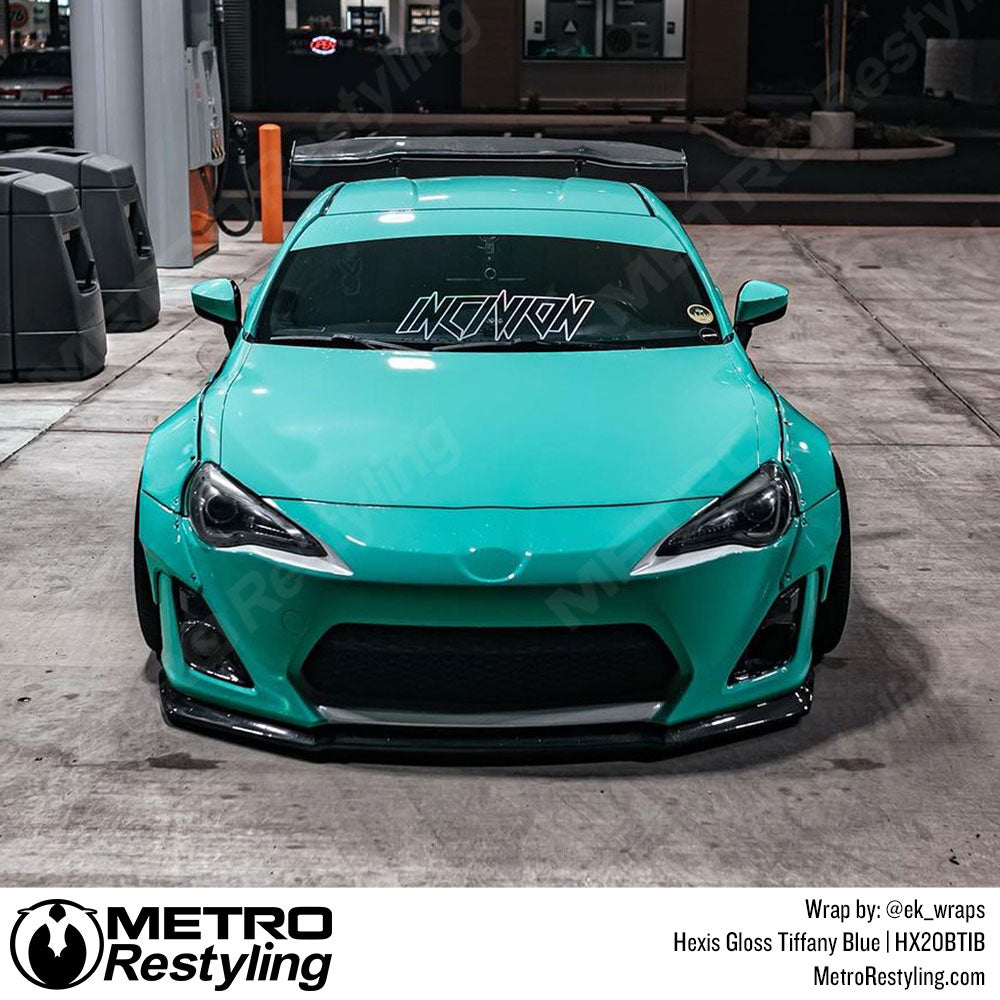 Gloss Tiffany Blue Car Wrap