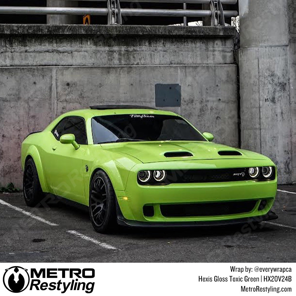 Toxic Green Dodge Vinyl