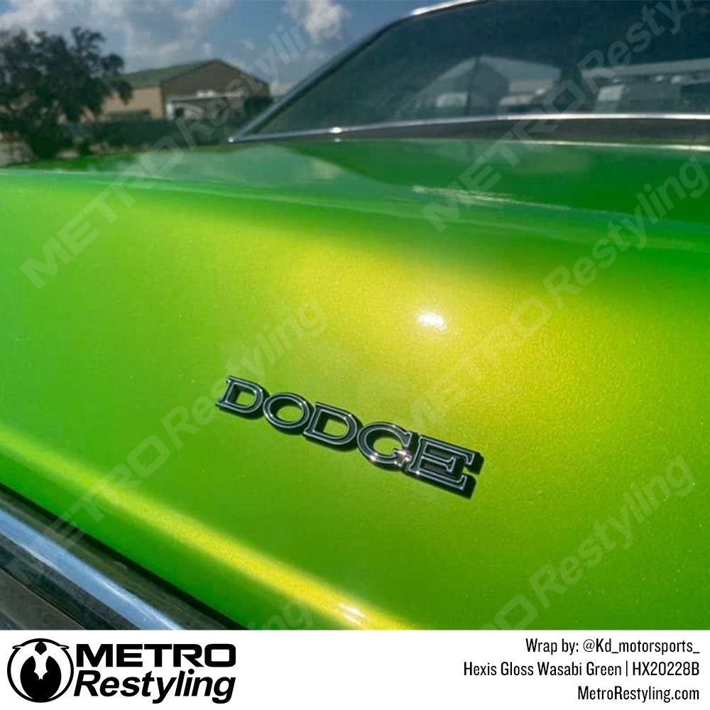 Gloss Wasabi Green Vinyl Wrap