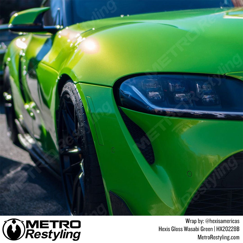Gloss Wasabi Green Vinyl Wrap