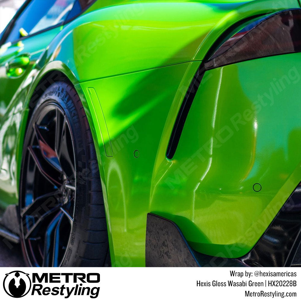 Gloss Wasabi Green Vinyl Wrap