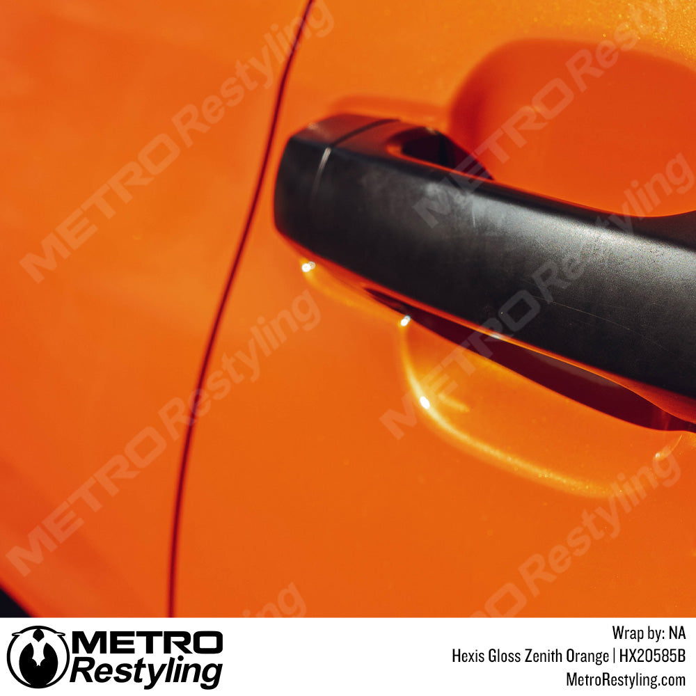 Zenith Orange VInyl Wrap