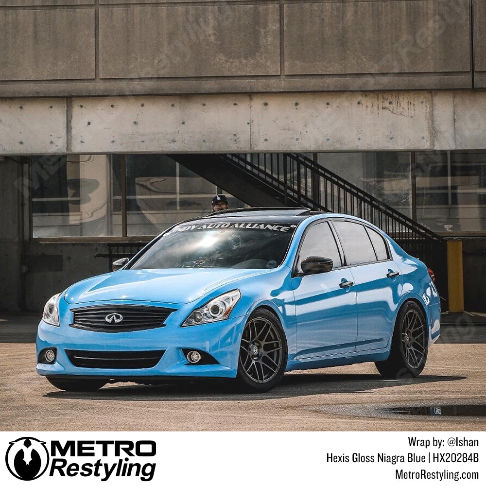Gloss Blue Infiniti Wrap