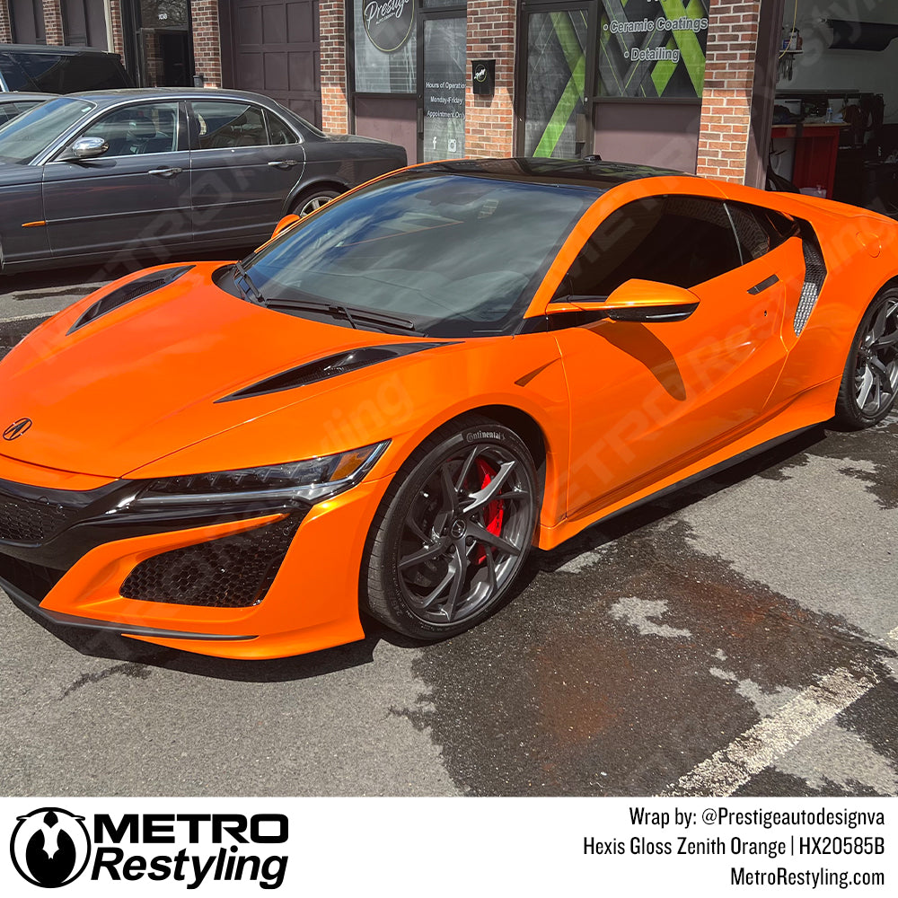 Acura Orange Wrap