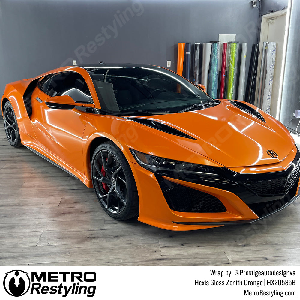 Acura Orange Vinyl