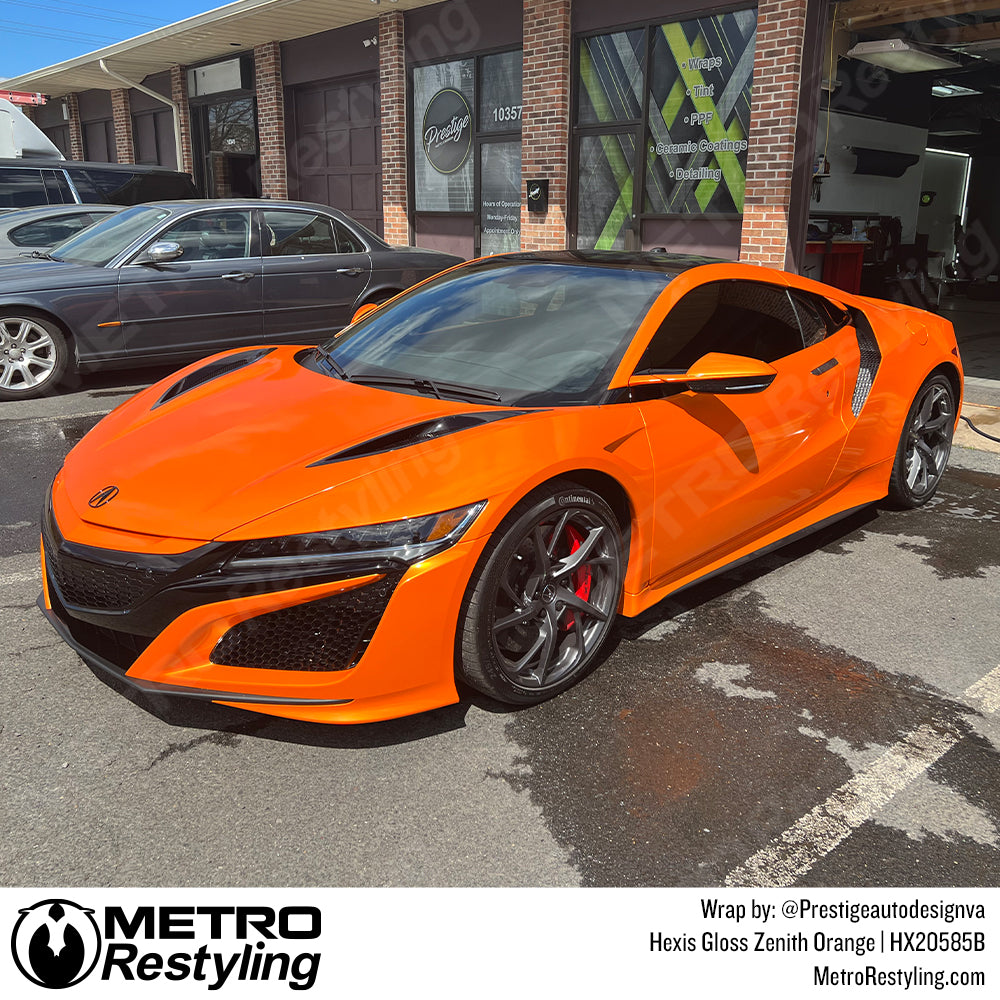 Bright Orange Acura Vinyl