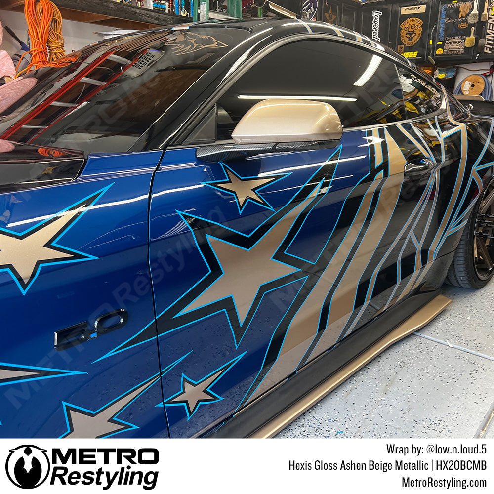 Ford Beige Vinyl Wrap