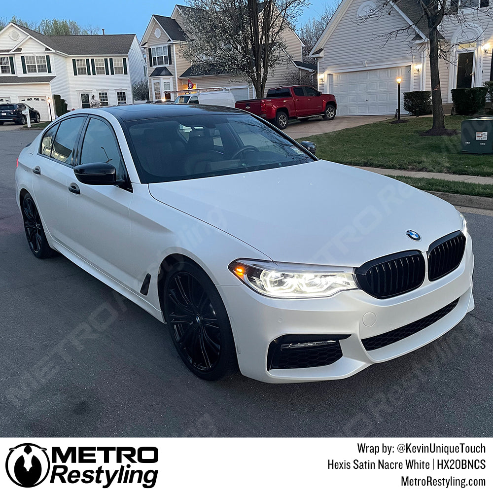 BMW Satin Nacre White