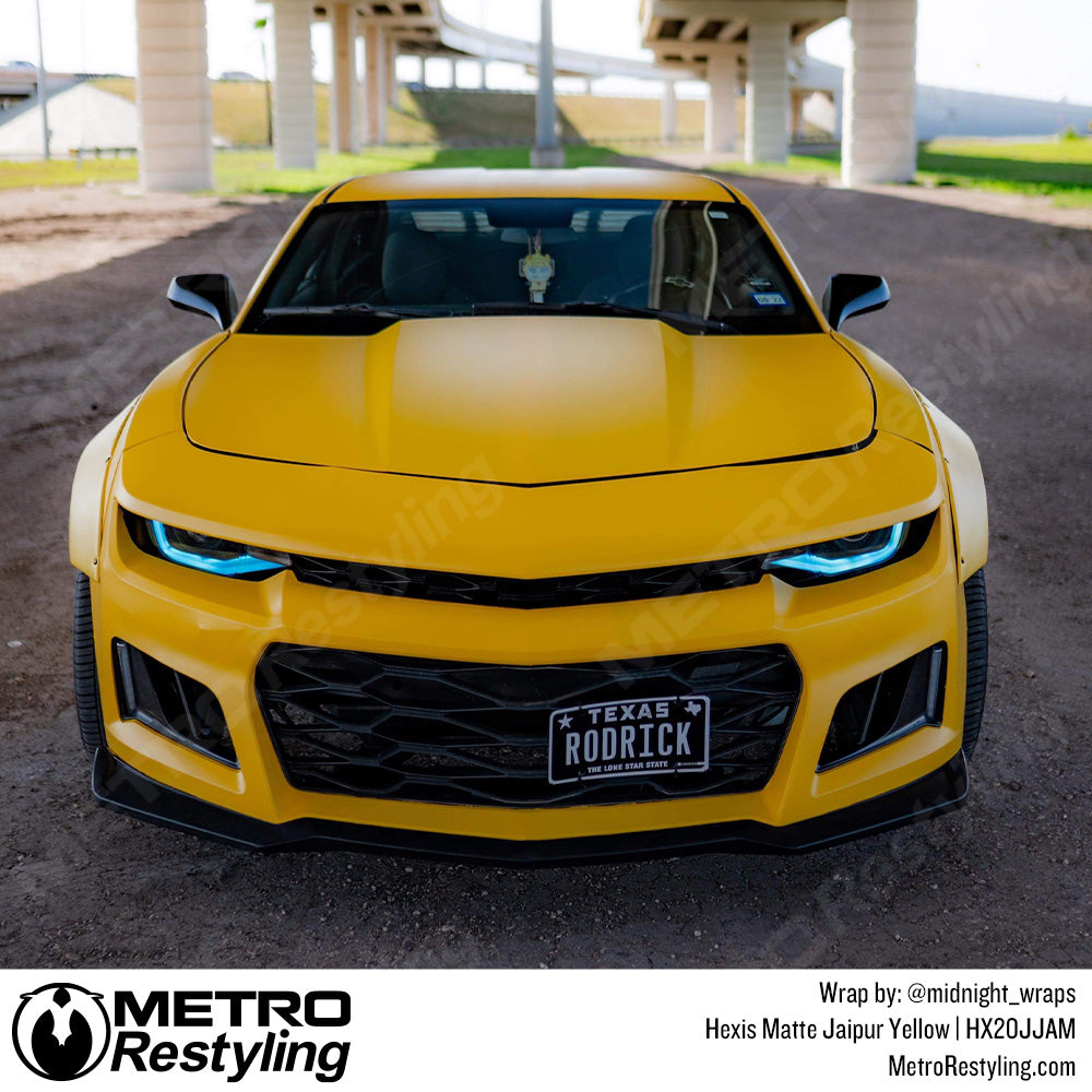 Yellow Chevy Wrapped