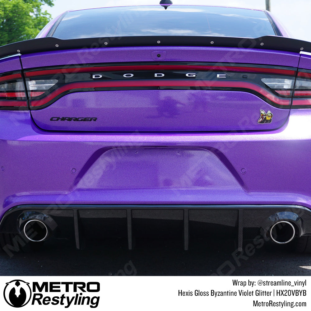 purple dodge wrap