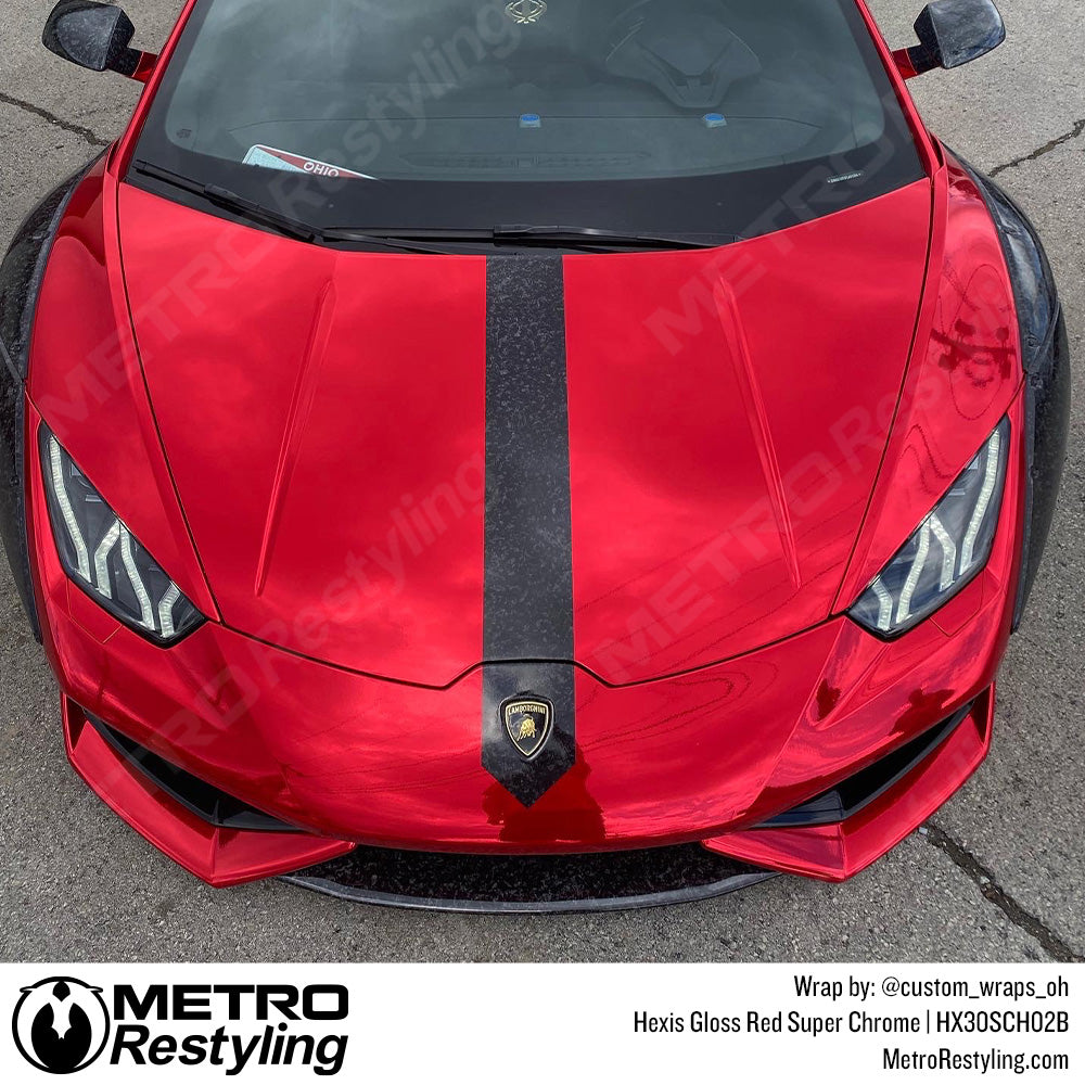 Red Lamborghini Wrap