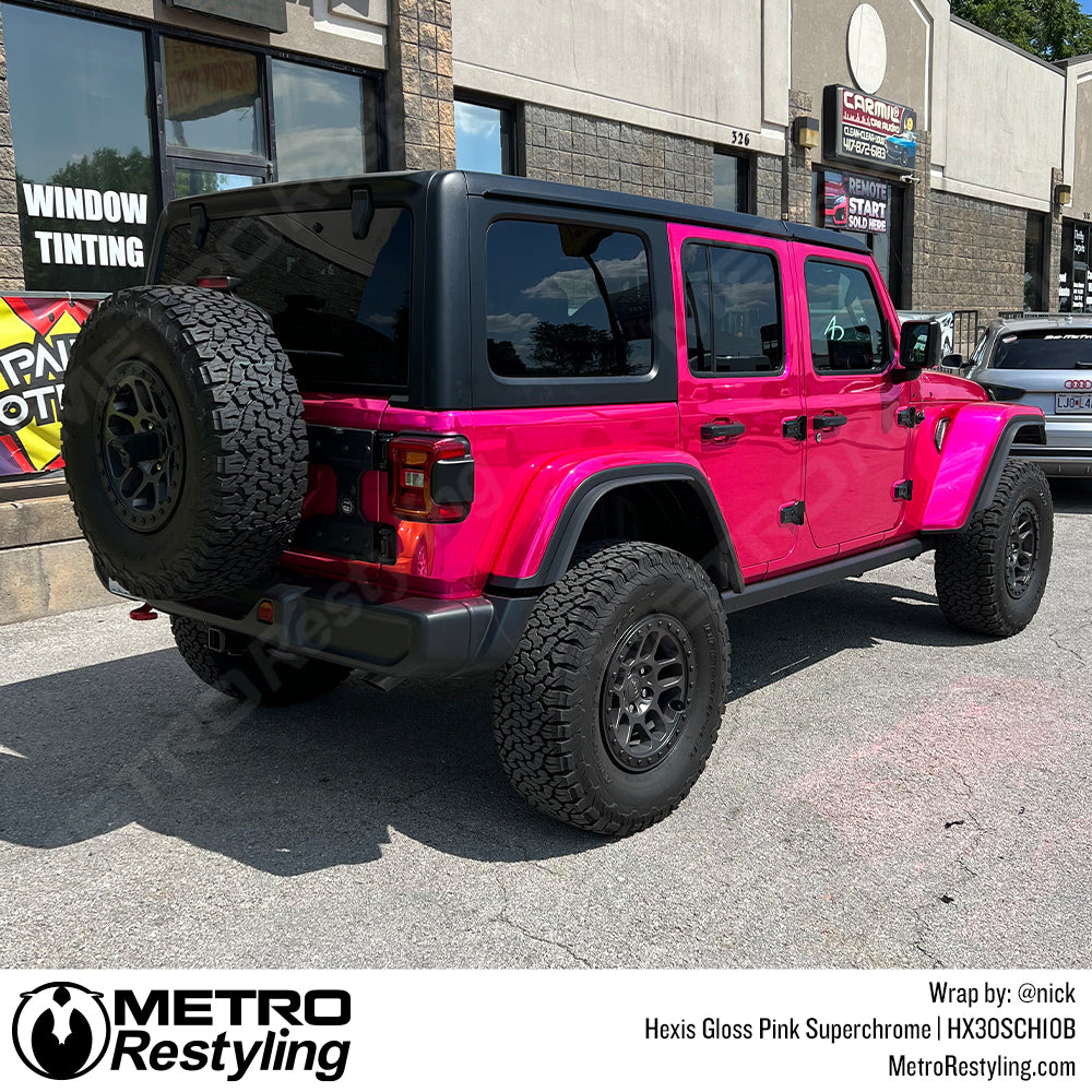 Jeep Gloss Pink Vinyl