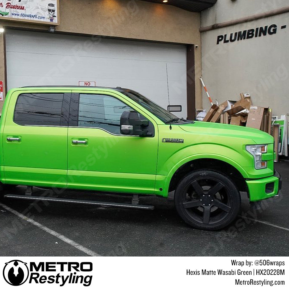 Matte Wasabi Green Ford F-150 Vinyl