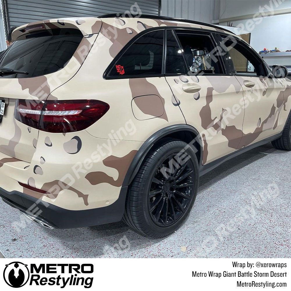 desert camo car vinyl wrap