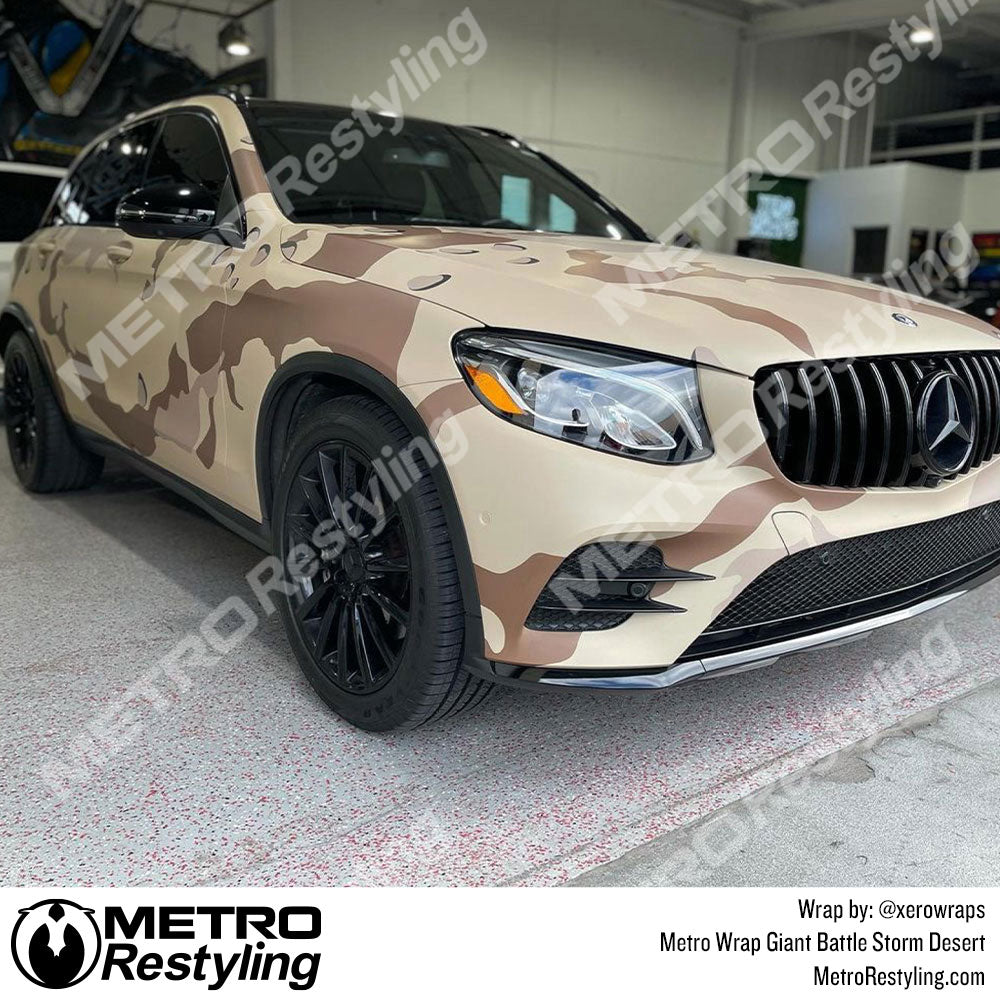 mercedes desert camo wrap