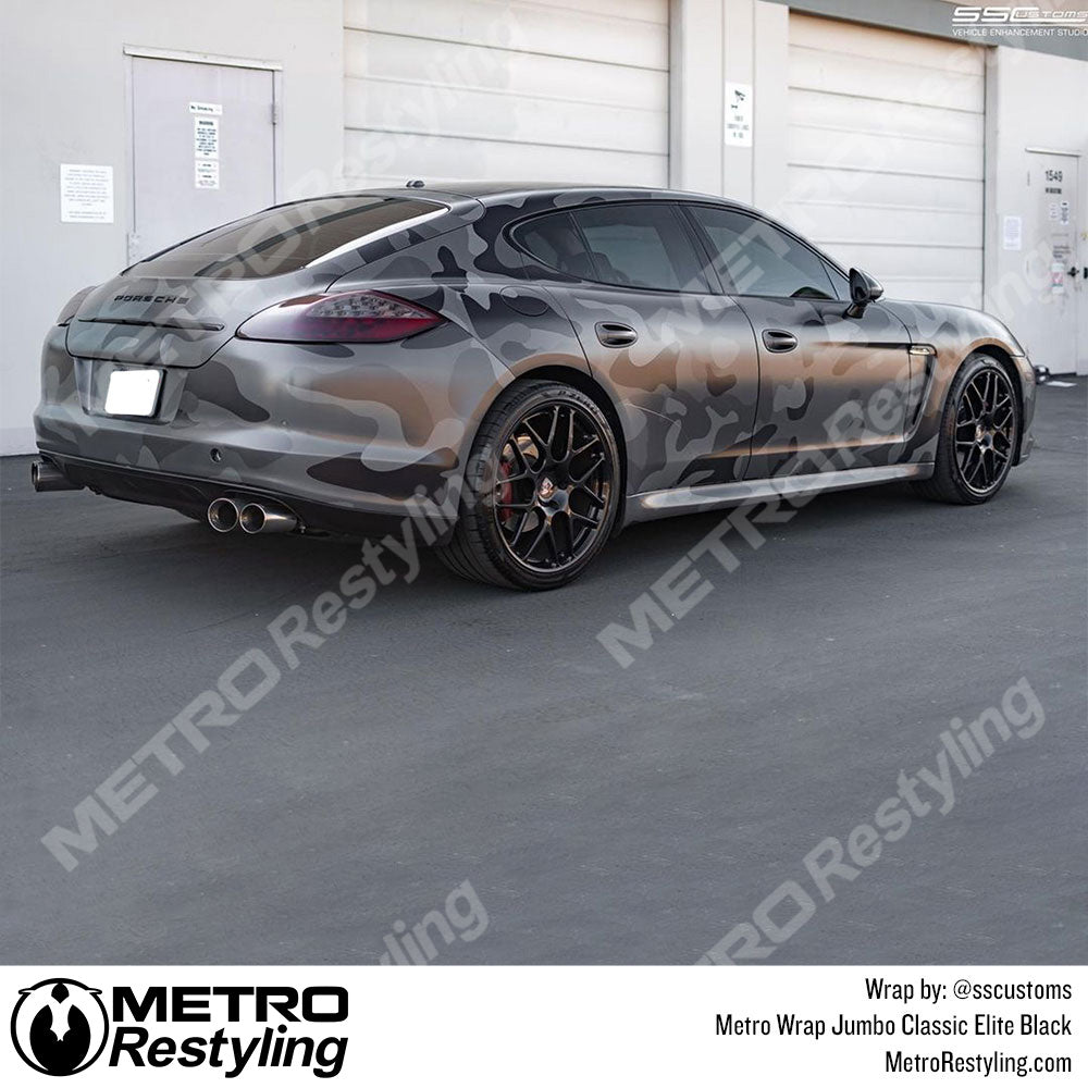 Jumbo Classic Elite Black Camouflage Vinyl