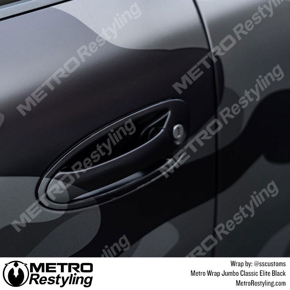 Jumbo Classic Elite Black Camouflage Vinyl