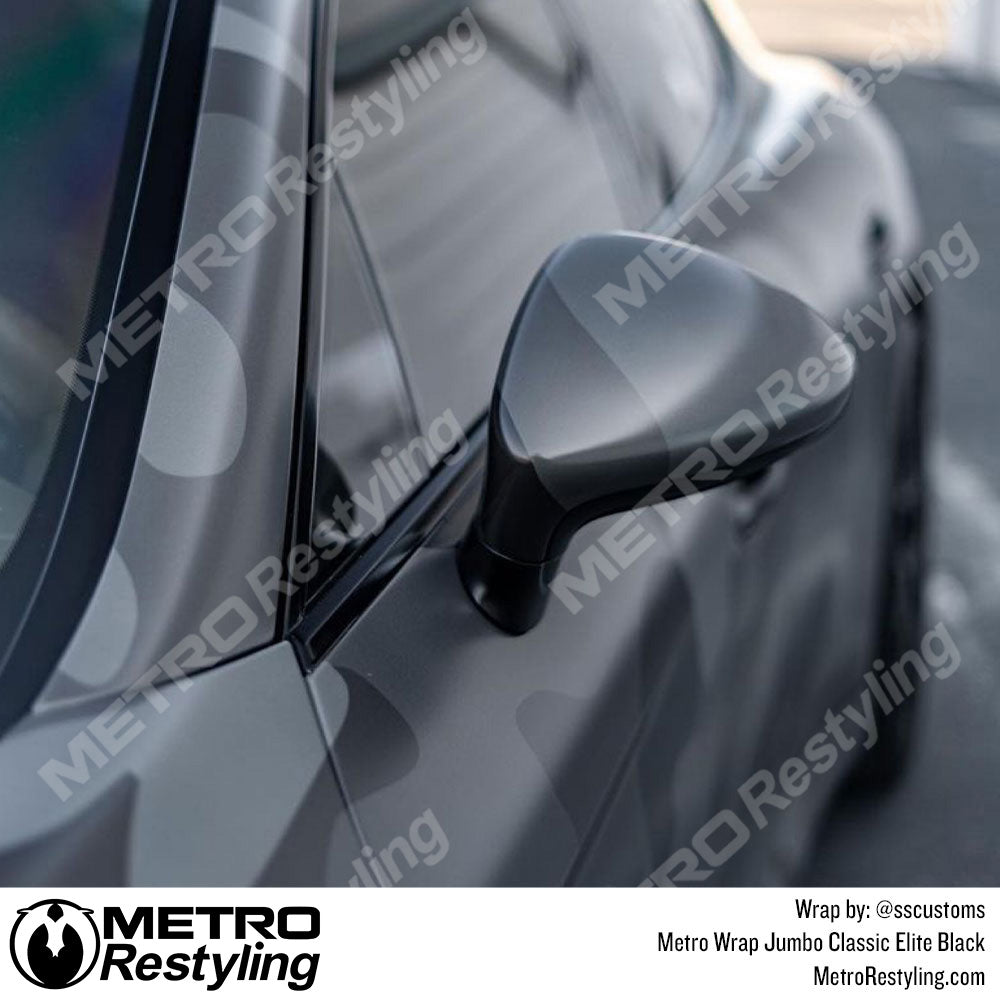 Jumbo Classic Elite Black Camouflage Porsche Vinyl