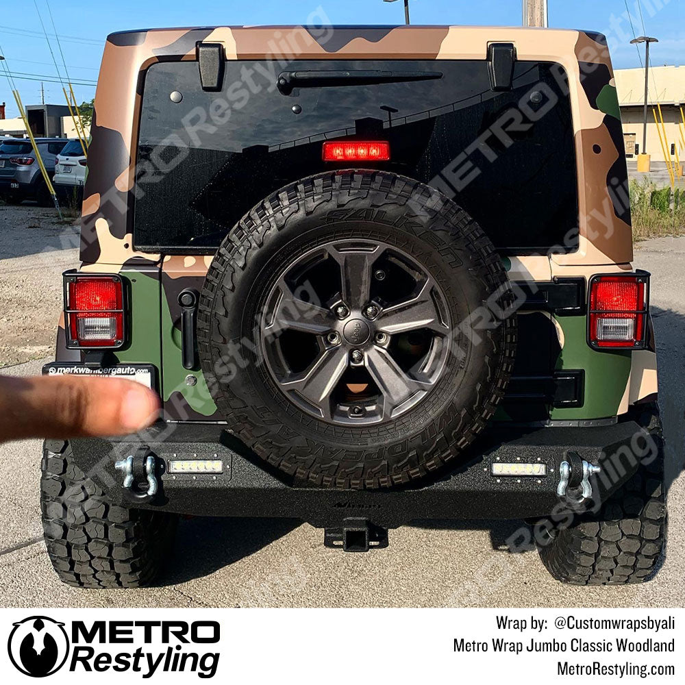 Jumbo Woodland Vinyl Wrap